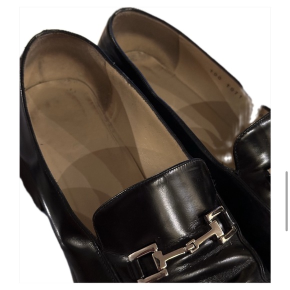 GUCCI womans black heeled square toe 2" heel size 9-1/2 - Picture 2 of 12